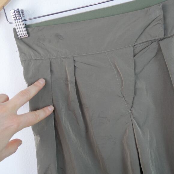 Nike Tech Pack Pants XS Nylon Khaki Green Paratrooper Baggy Gorpcore Utility Y2K - Picture 5 of 11